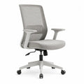 Chaise de bureau en maille grise